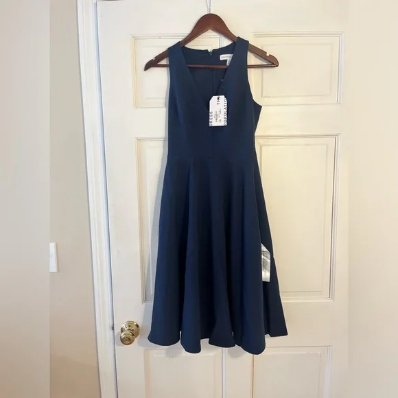 Dress the Population | Dresses | Dress The Population Classic Blue Dress |  Poshmark